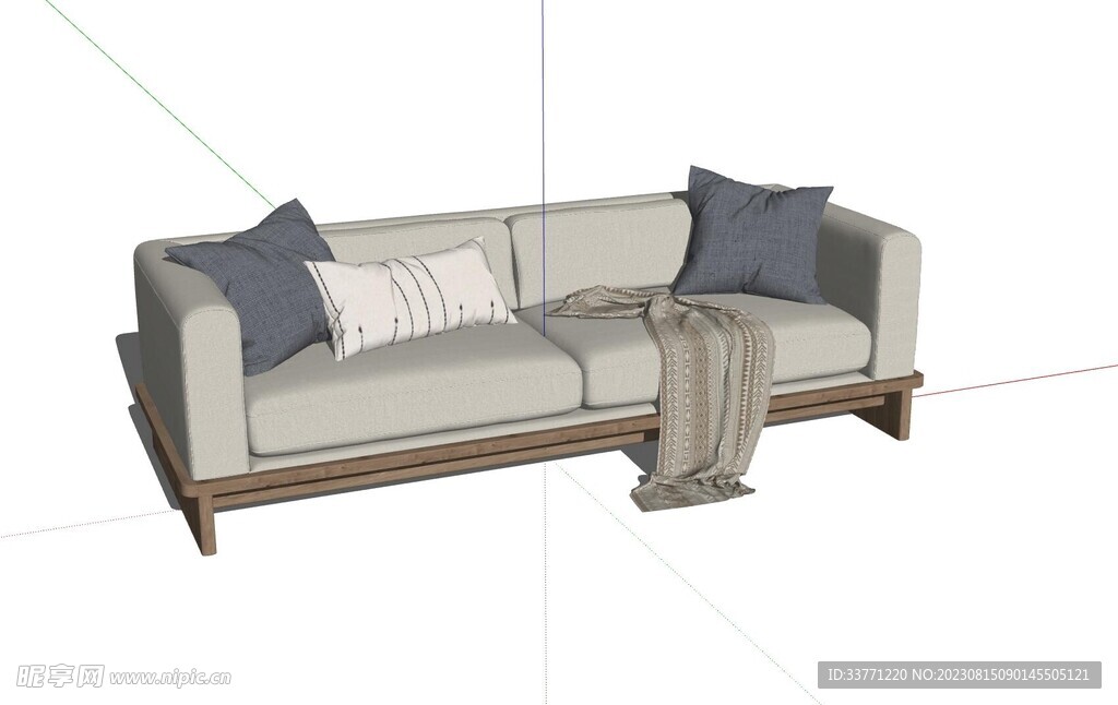 布艺沙发模型