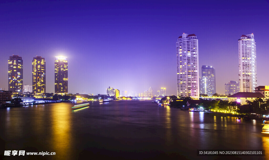 城市建筑夜景