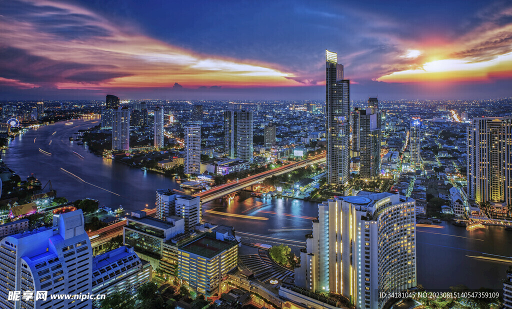 城市建筑夜景