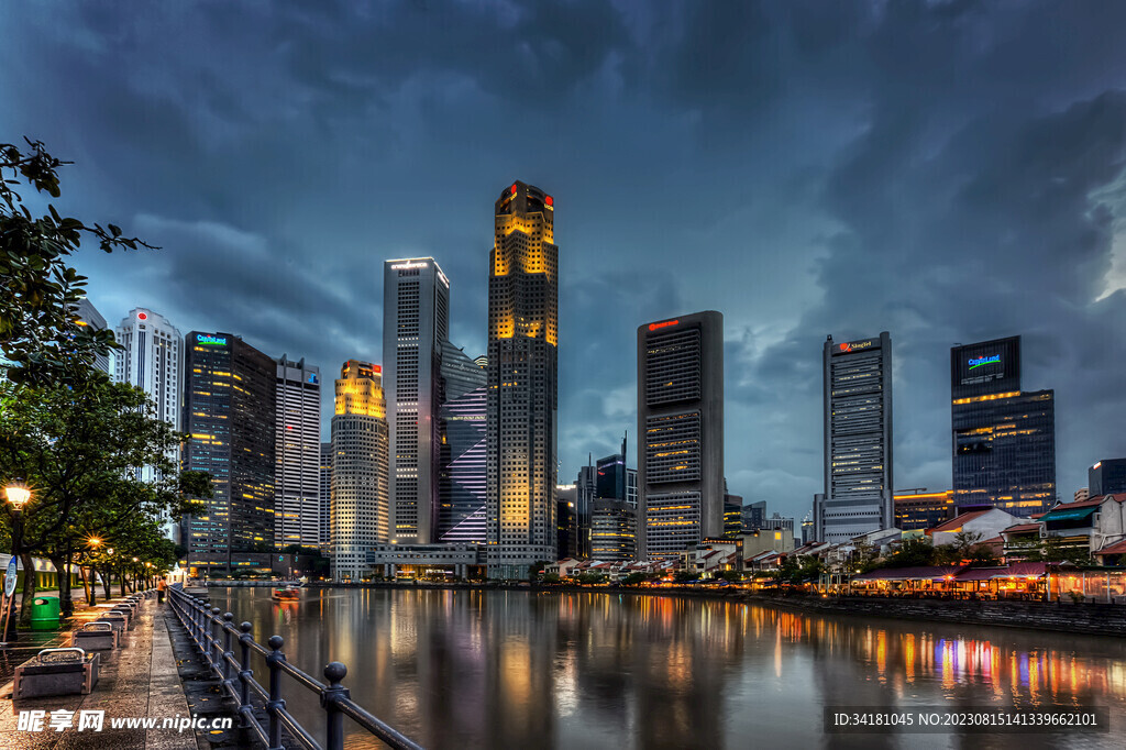城市建筑夜景