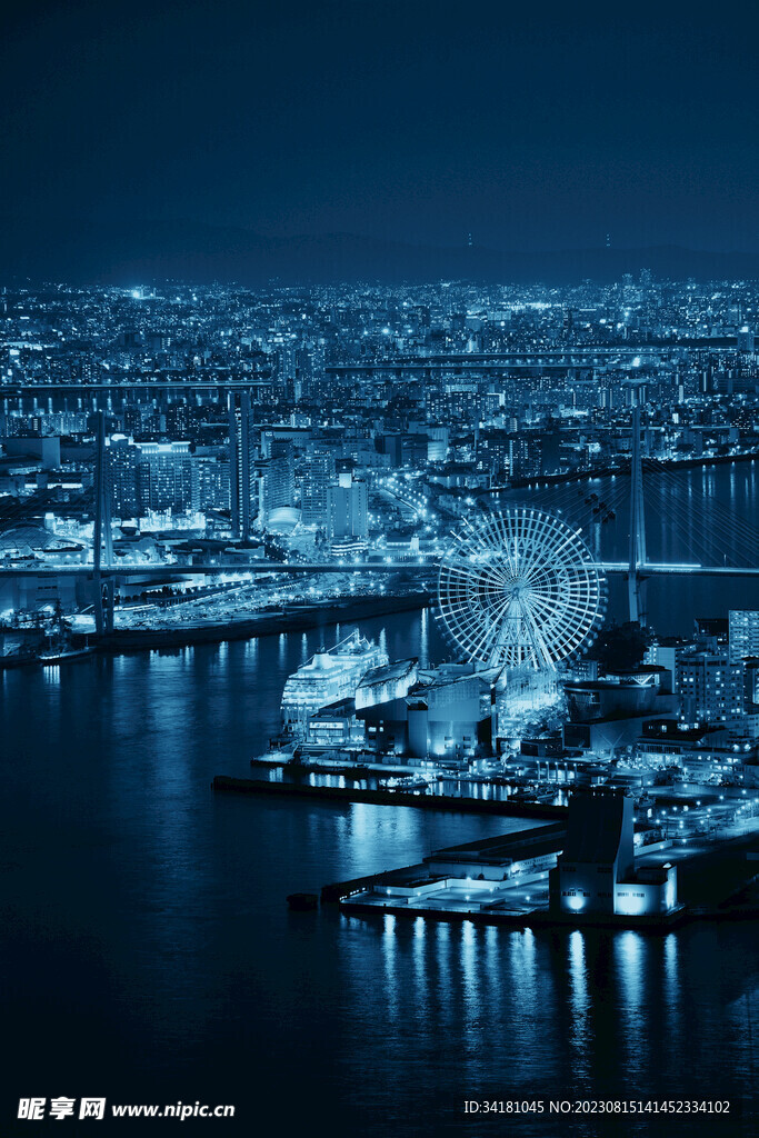 城市夜景唯美