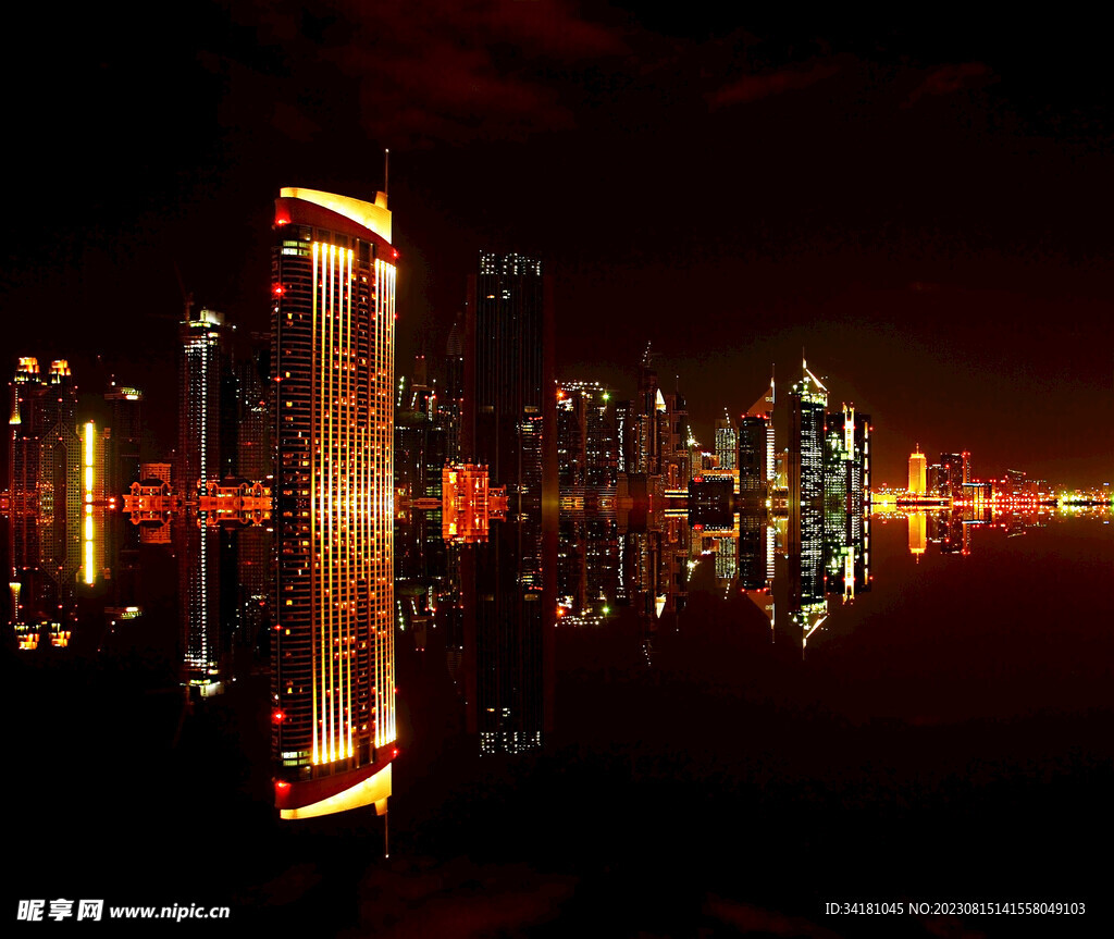 城市夜景唯美
