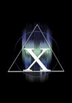 x字母科技印花