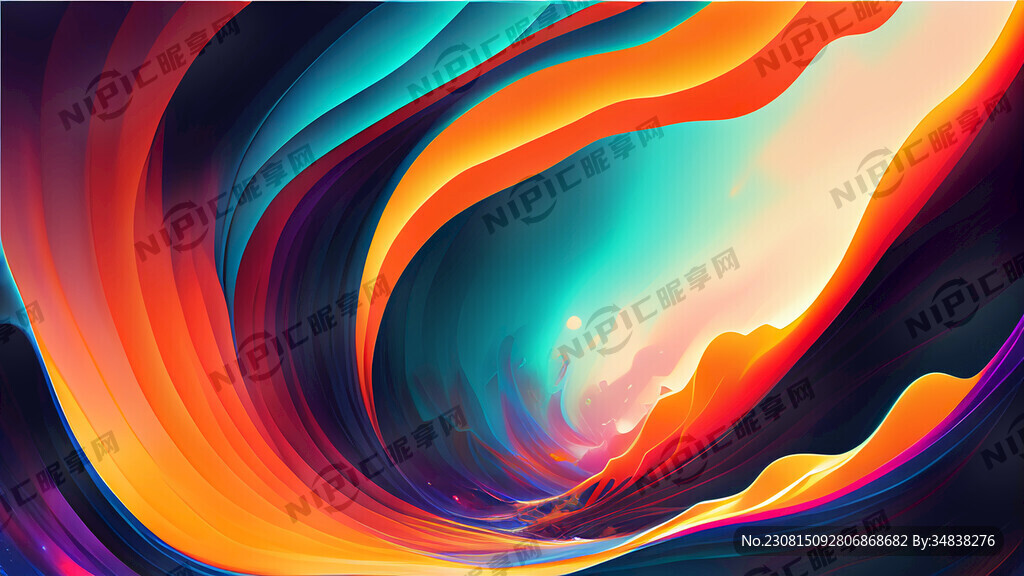 流光溢彩的空间艺术 一层层波浪