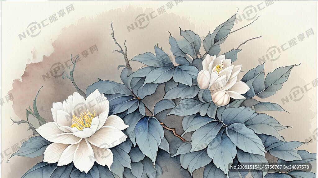 封面图案少 留白多