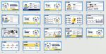 扁平风年中述职报告通用PPT