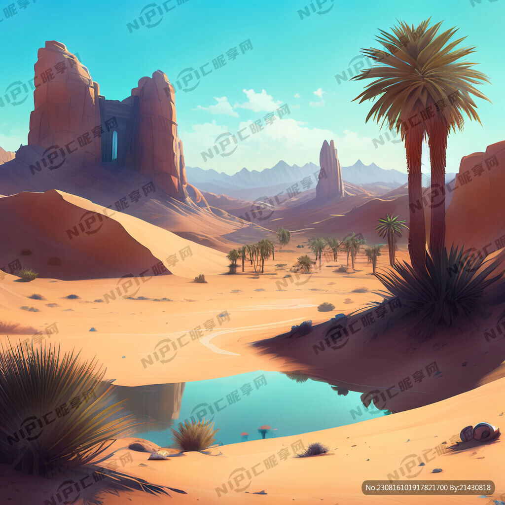 沙漠绿洲和西梅