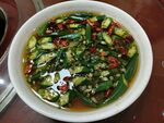 捞汁秋葵