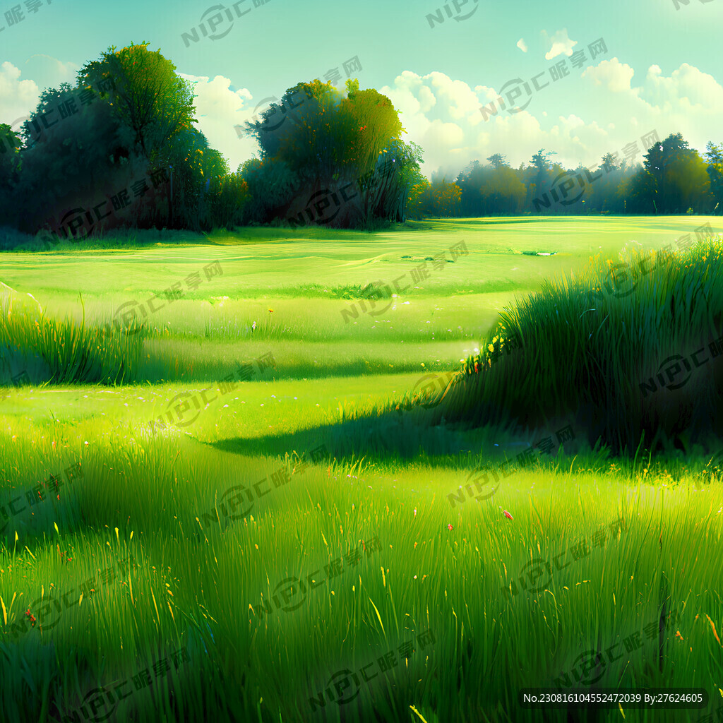 青草 风景 草地 绿色草地