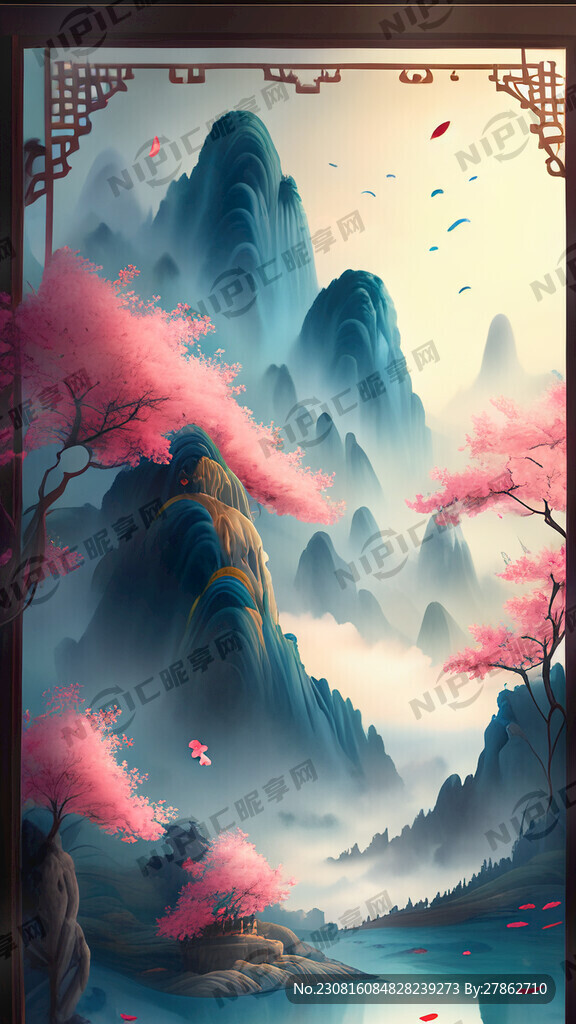 游戏梦幻唯美新中式风景 超高清