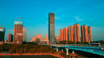 科技智能现代化城市金奥中心渐远
