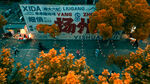 航拍皮市街网红打卡地
