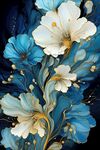 花朵框画 