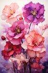 花朵框画 