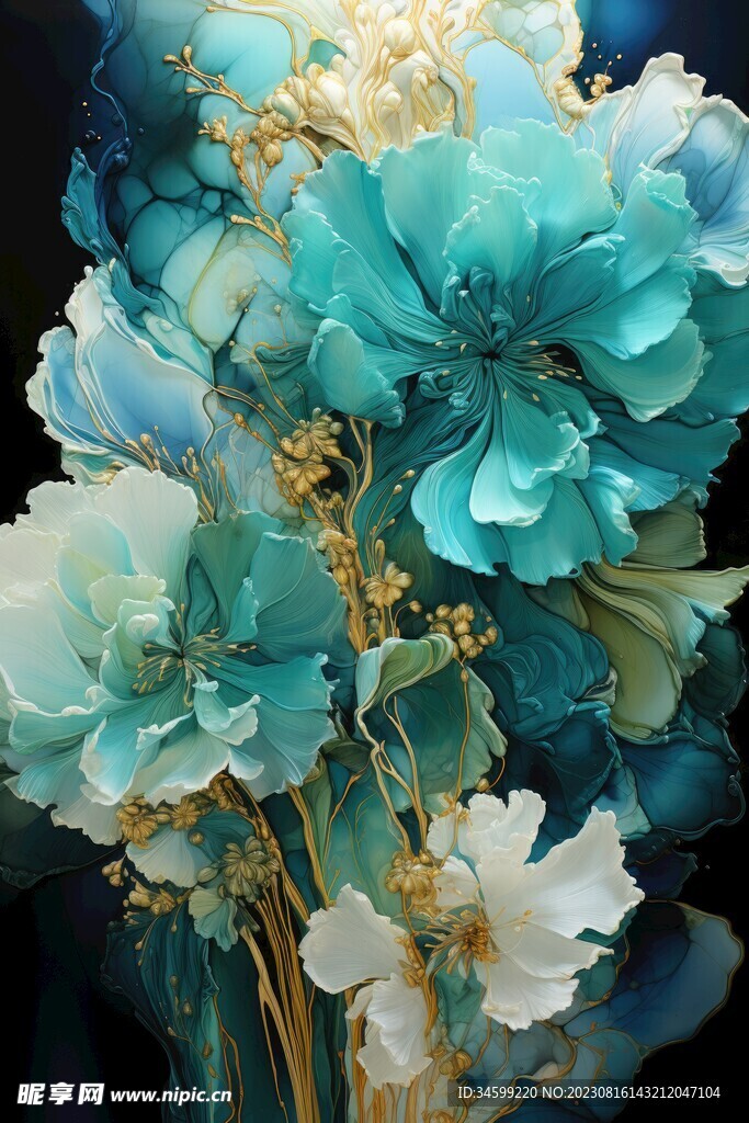 花朵框画 