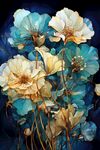 花朵框画 