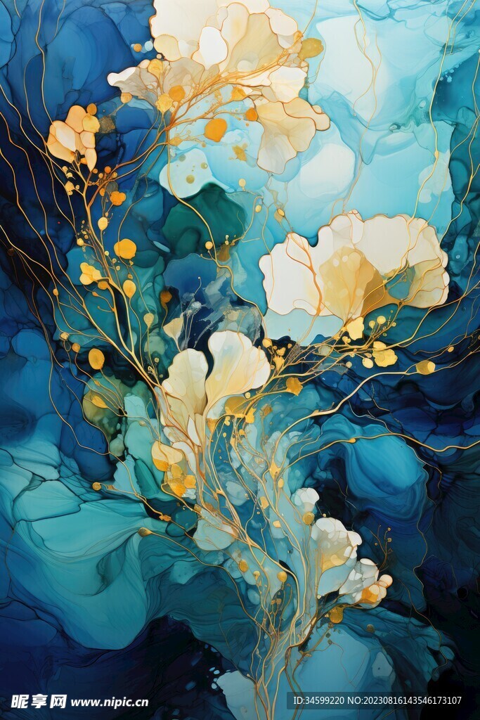 花朵框画 