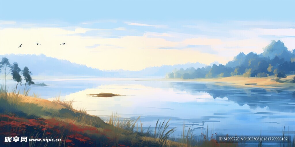 风景油画 