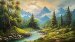 风景油画 