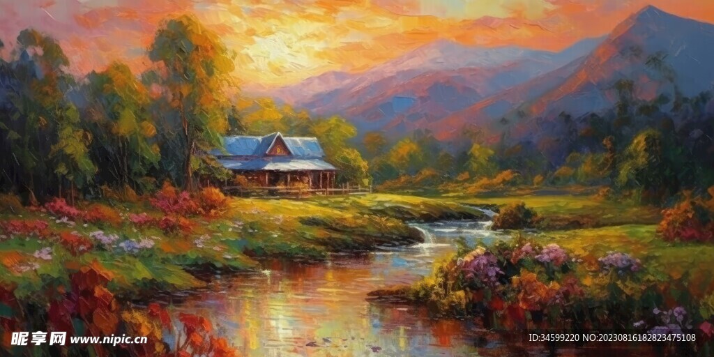 风景油画