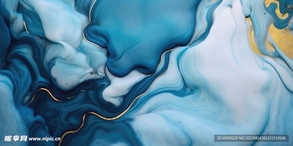 流体框画 
