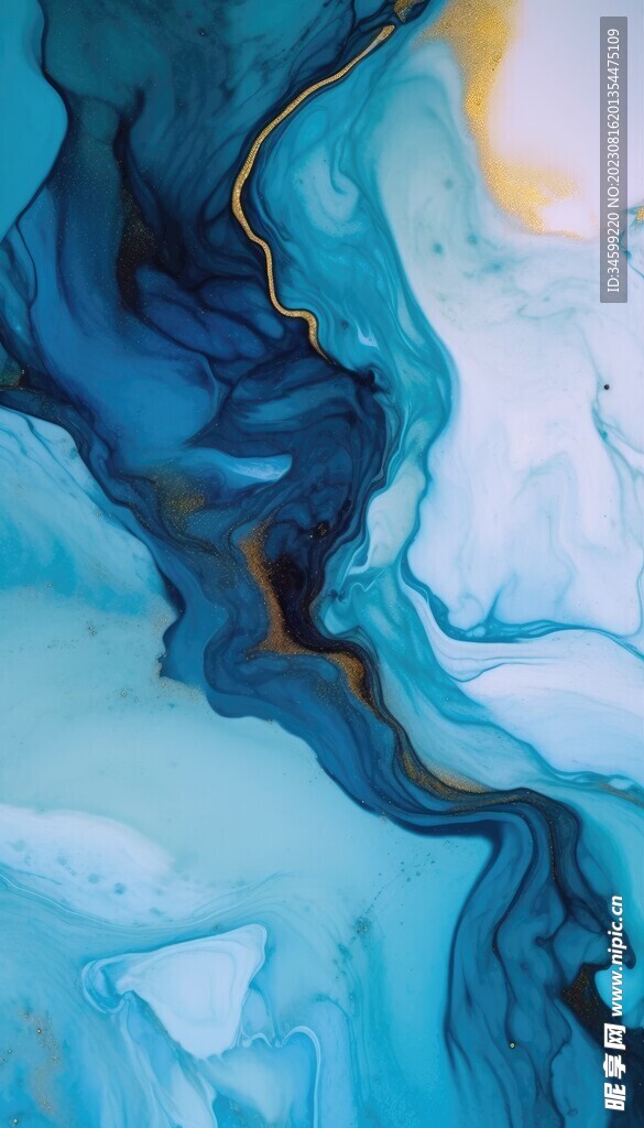 流体框画 