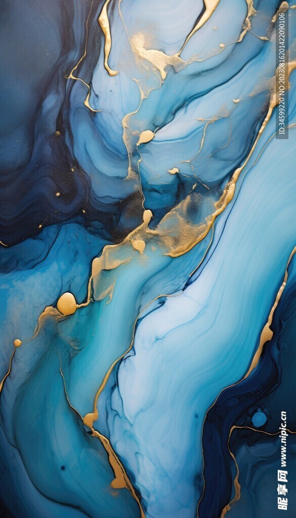流体框画 