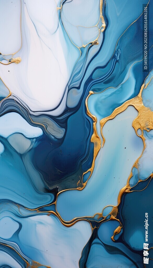 流体框画 