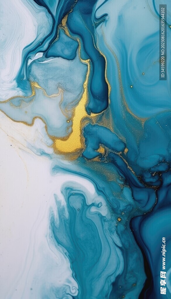 流体框画 