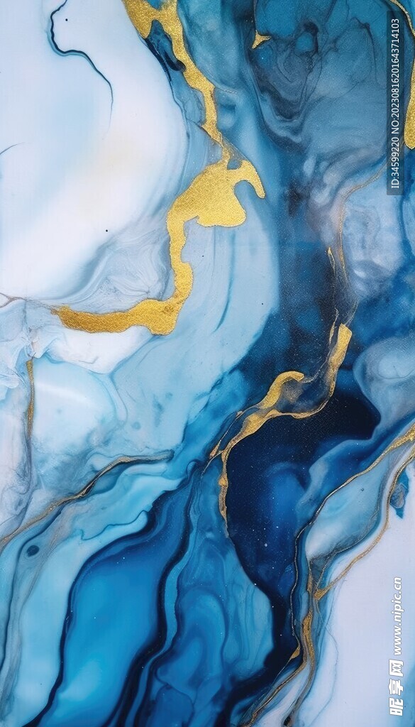 流体框画 