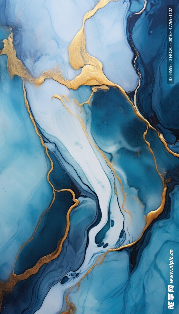流体框画 
