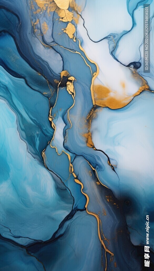 流体框画 