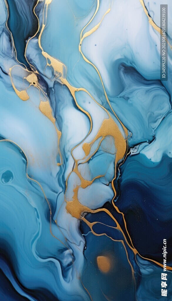 流体框画 