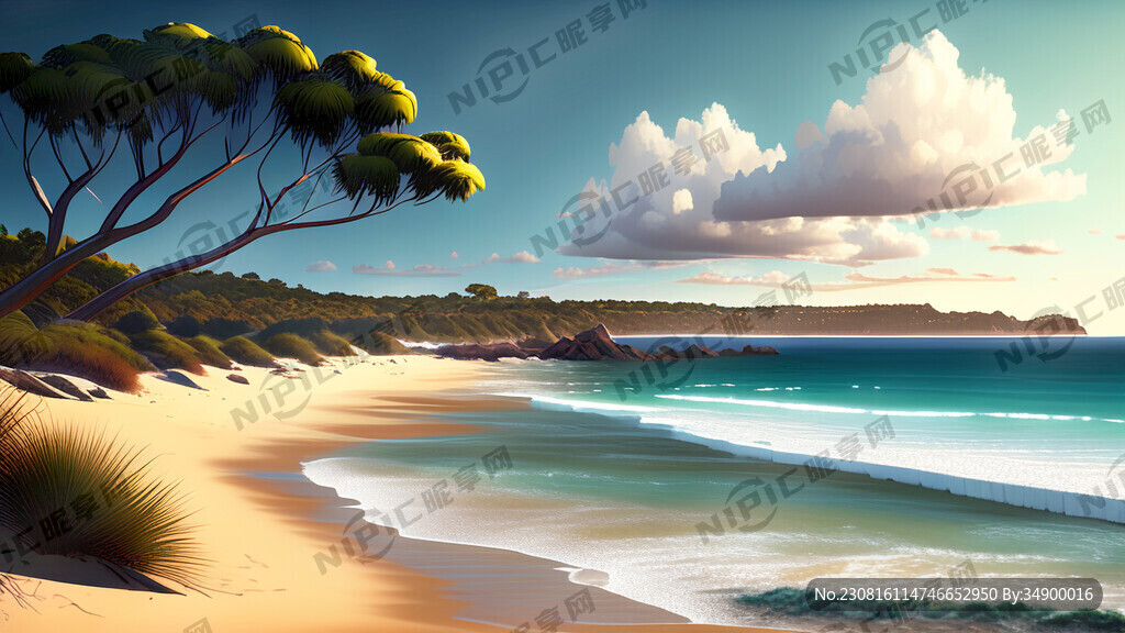 澳大利亚美丽的沙滩