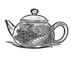 茶壶线描
