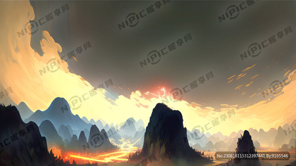 光效创意 世界名画