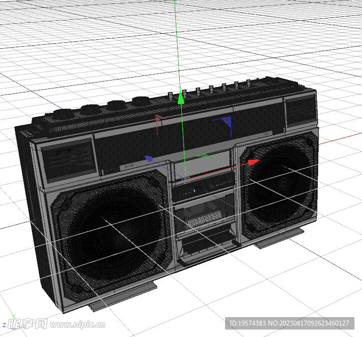 C4D模型 音响