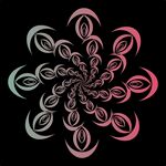对称花纹