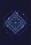 魔法阵宇宙星辰闪光