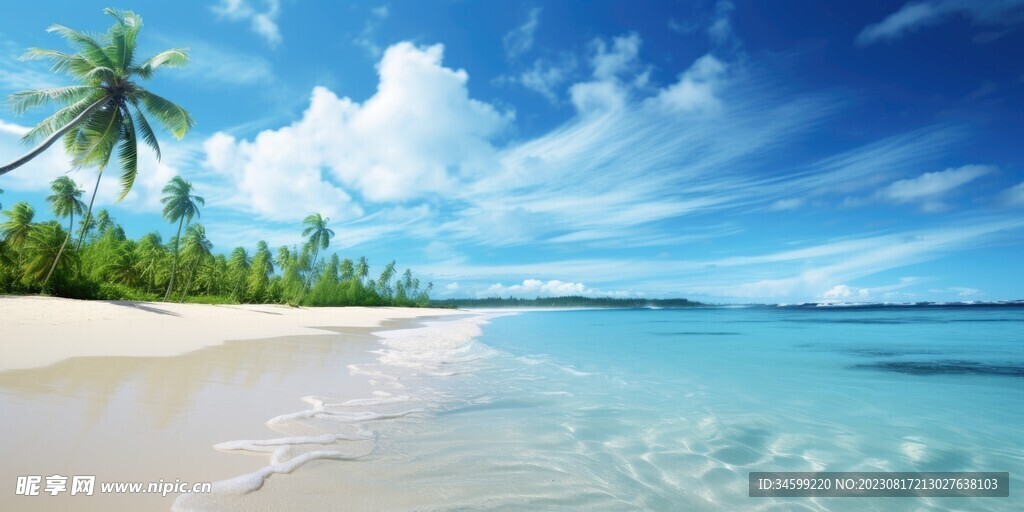 海滩风景  