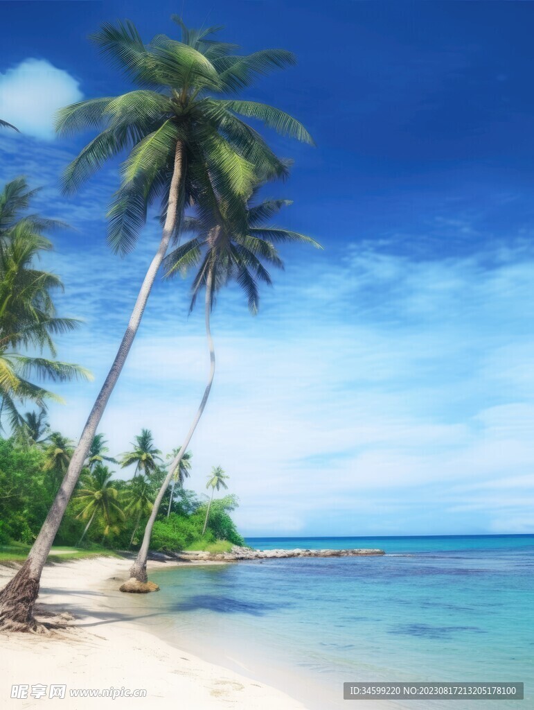 海滩风景  