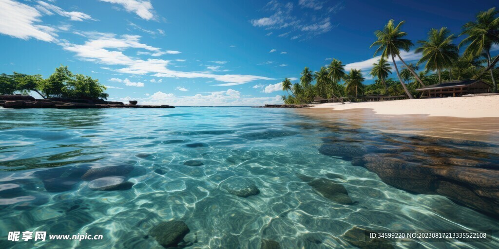海滩风景  