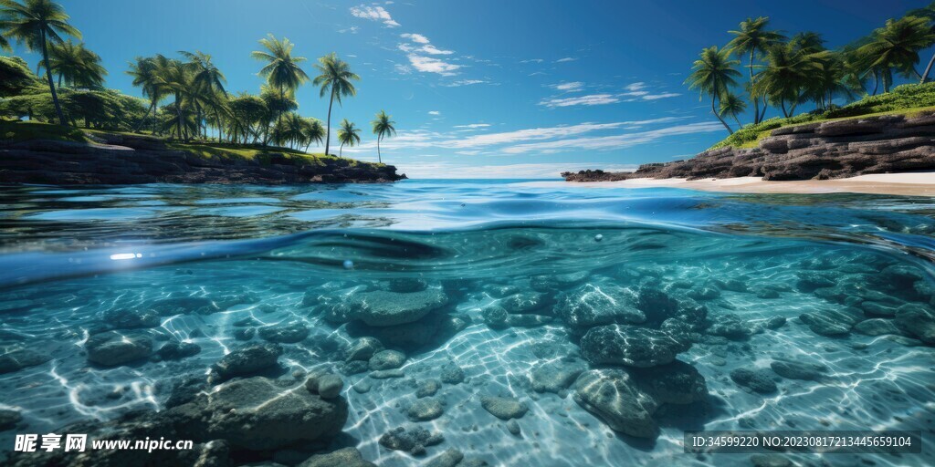 海滩风景  