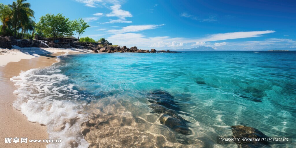 海滩风景  