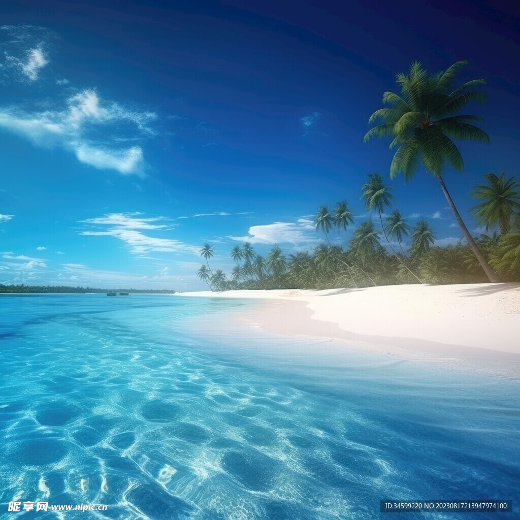 海滩风景  