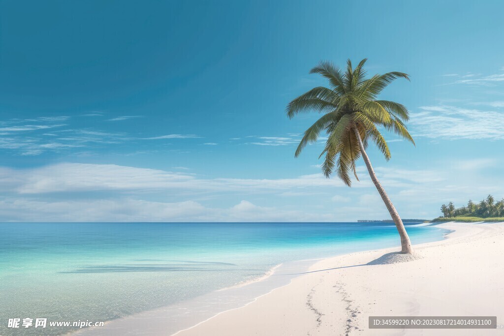 海滩风景  