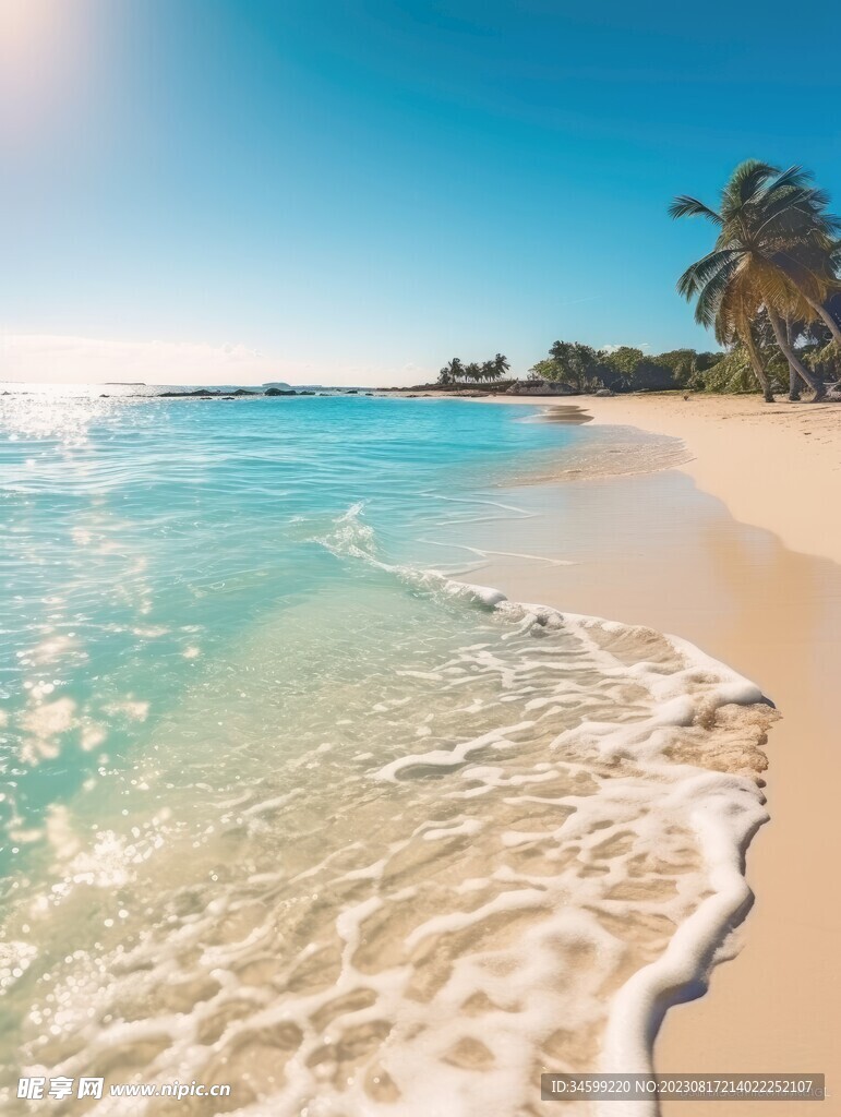 海滩风景  