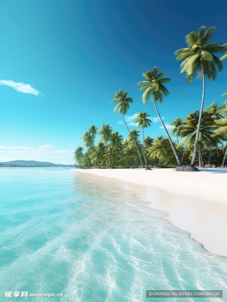 海滩风景  