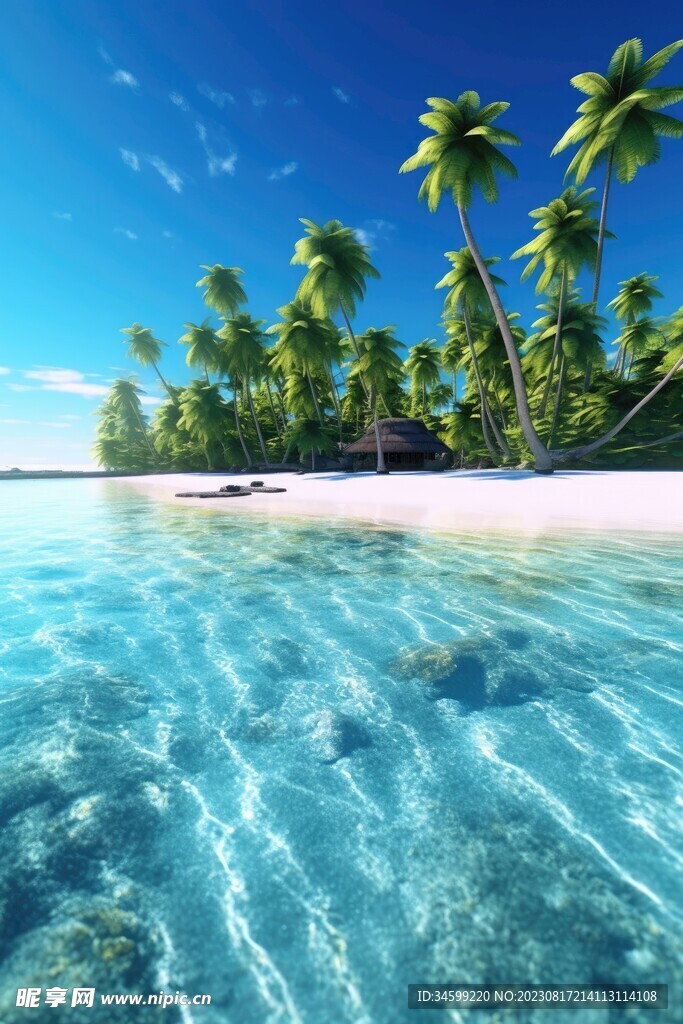 海滩风景  
