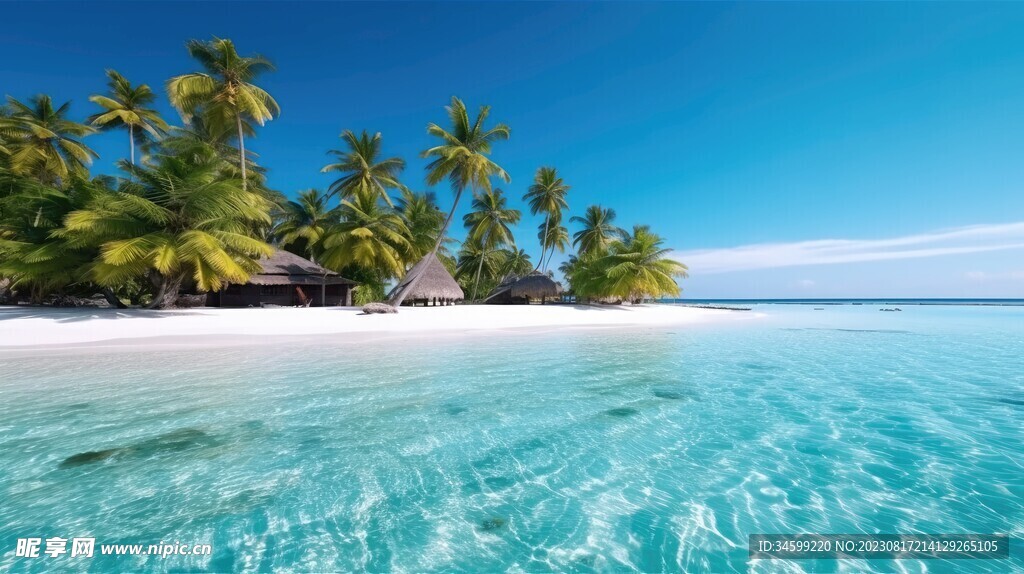 海滩风景  